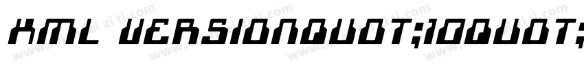 xml versionquot;10quot;字体转换